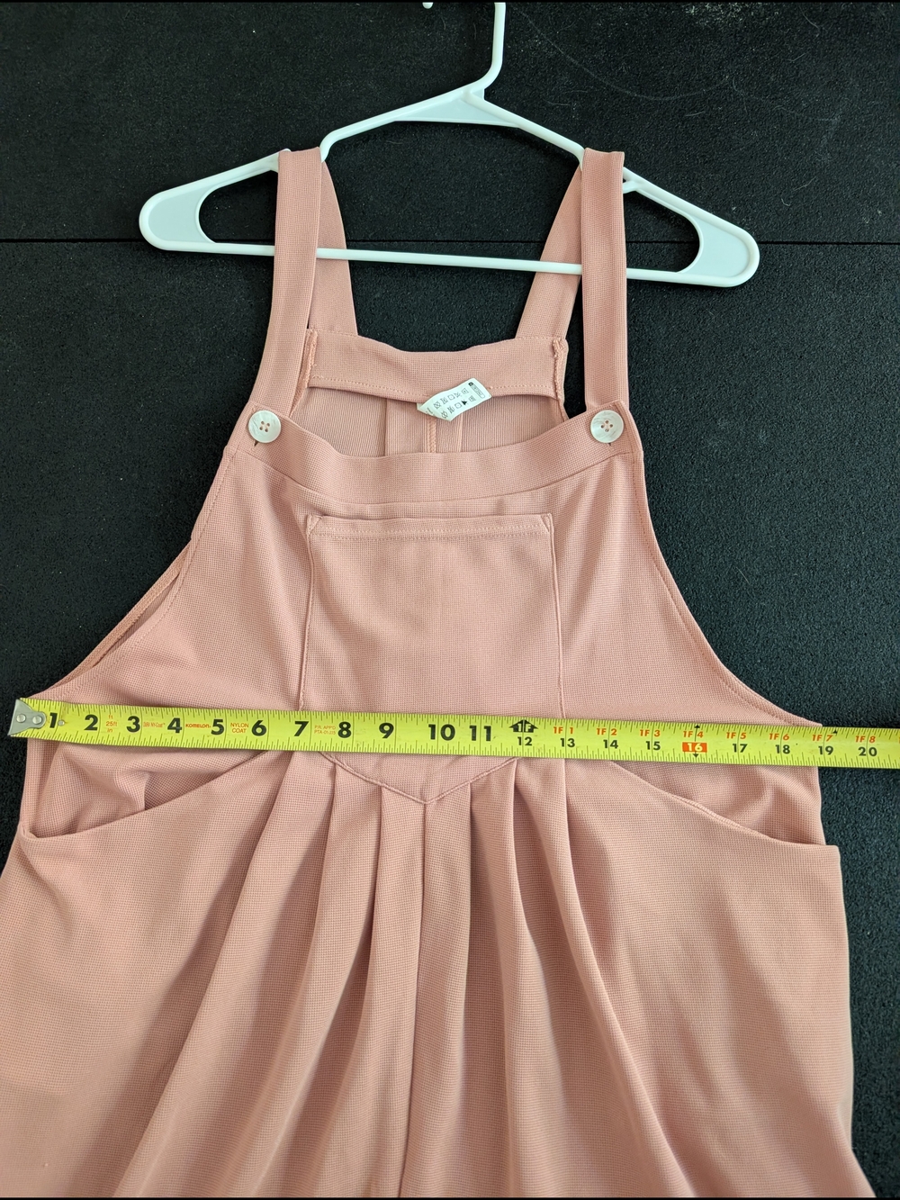 HALARA Dusty Rose Pink Sleeveless Romper Overalls Maternity Size M - Picture 7 of 8